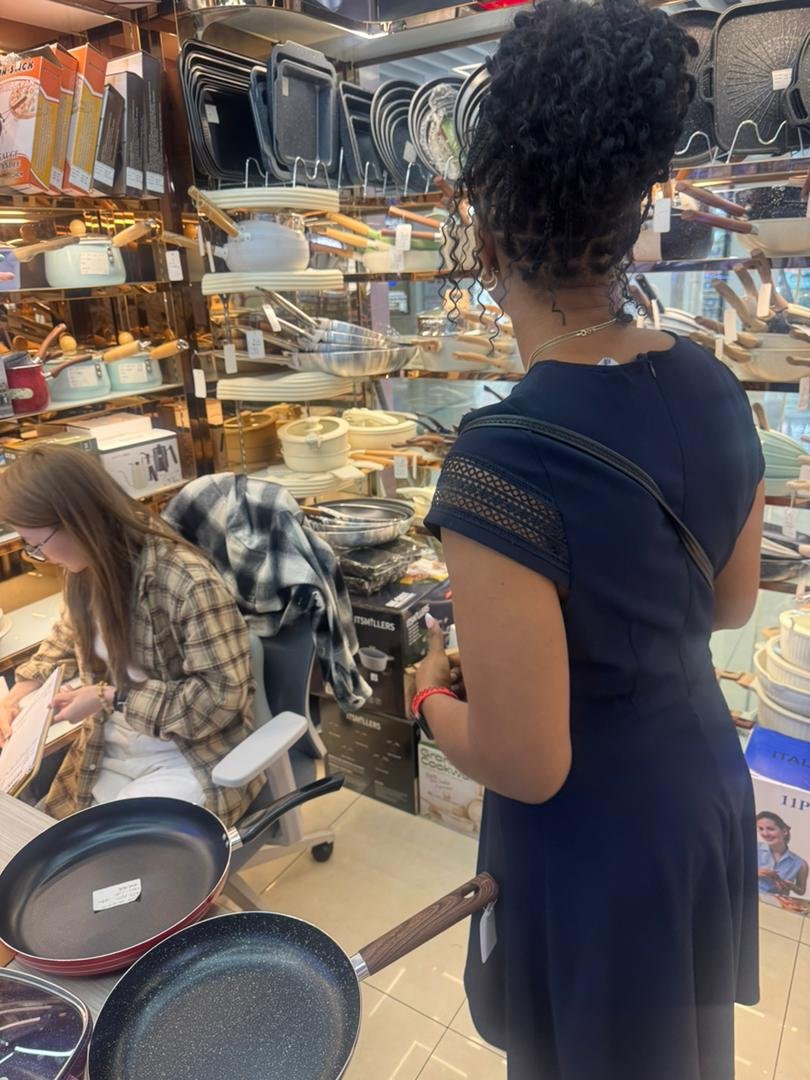 LumoZone client sourcing cookware at Yiwu Market, China